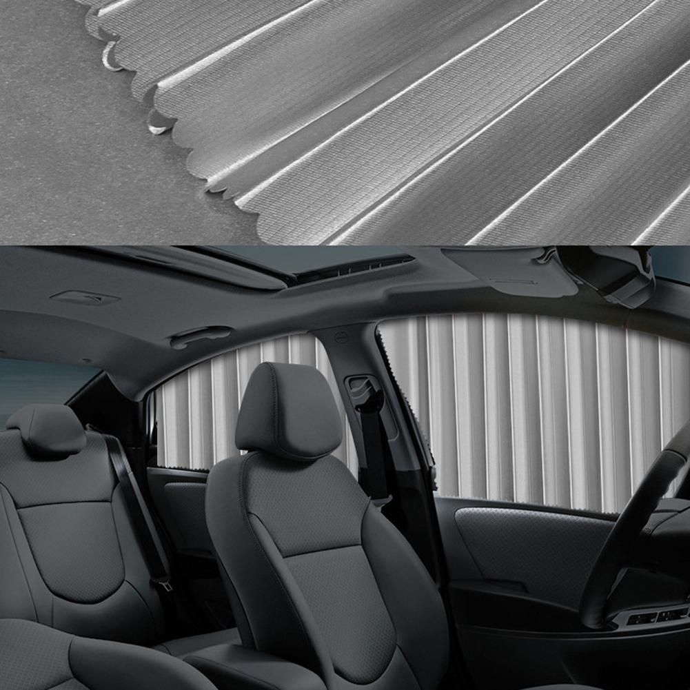 4pcs Car Side Window Sun Shades Blinds Universal Magnetic Privacy Curtains