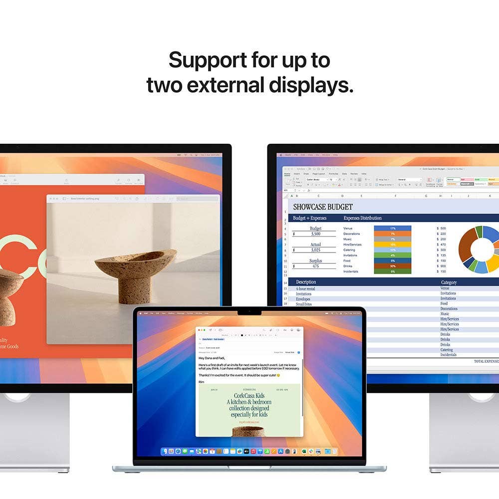 Apple MacBook Air 15-inch M4 (2025), 24GB RAM, 512GB SSD, Liquid Retina Display, macOS Sequoia, English Keyboard