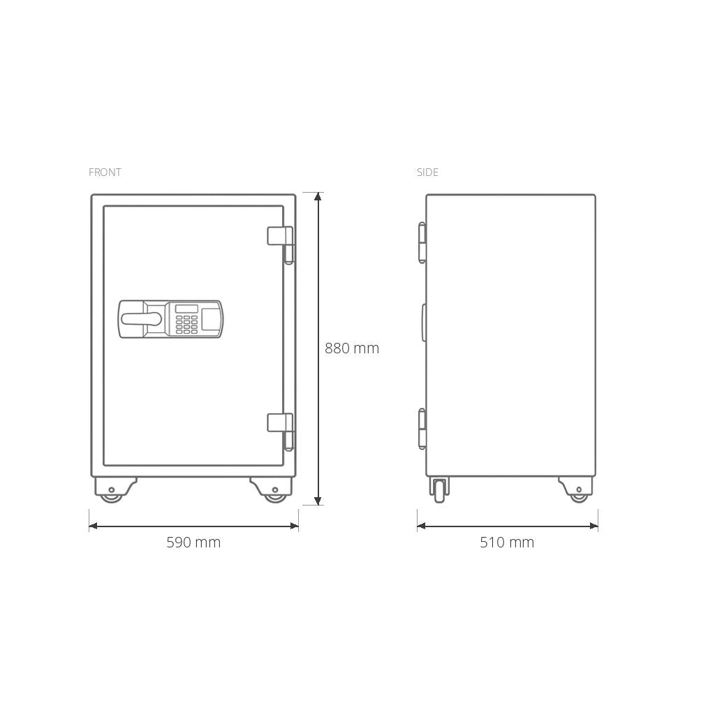 Uchida Green Security Safe #UBO-180E