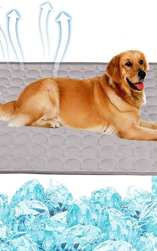 Dog Cooling Mat Sleeping Cooling Pad Washable Cool Blanket For Kennel Sofa Bed