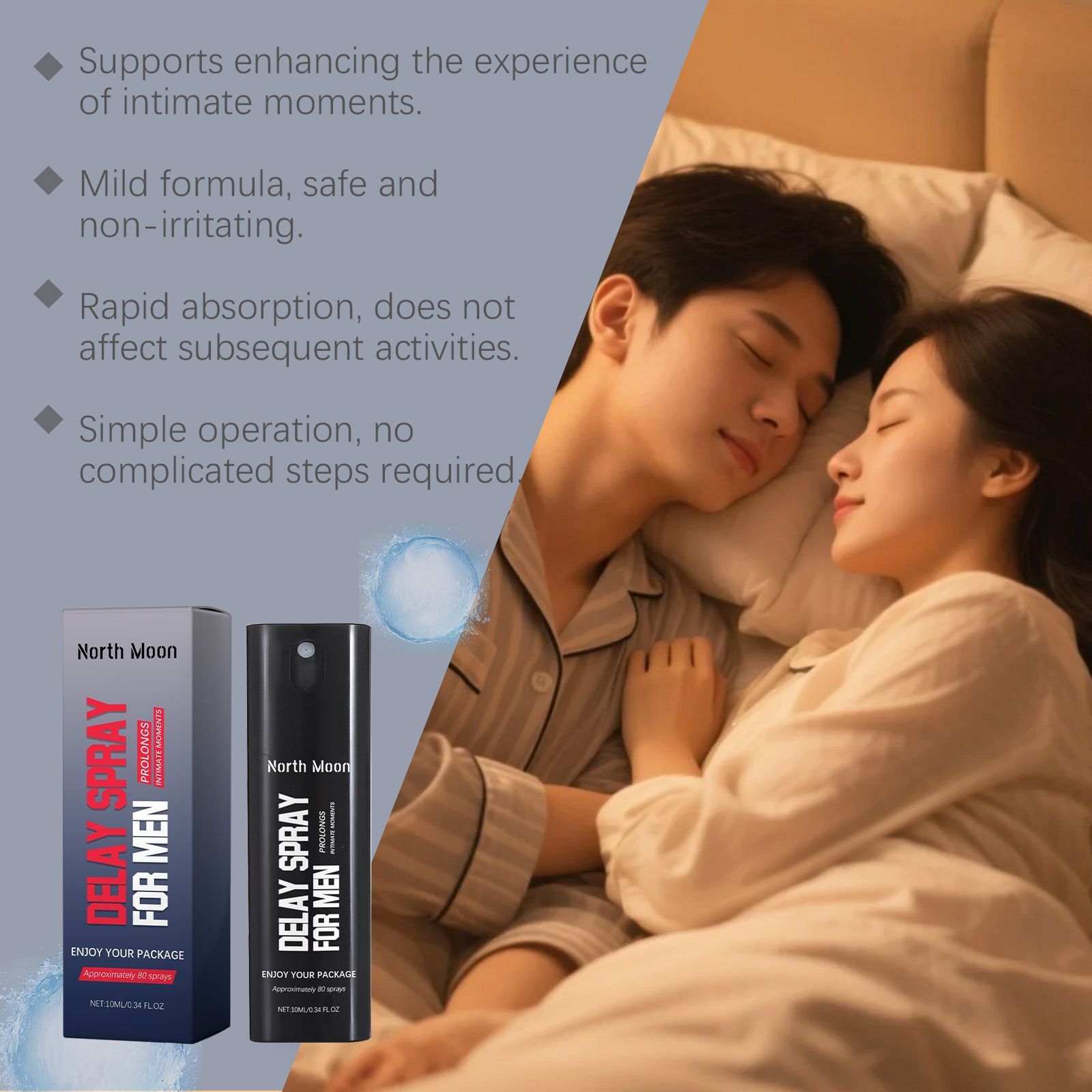 10ml Mens Intimate Spray with Fresh and Hygiene Care