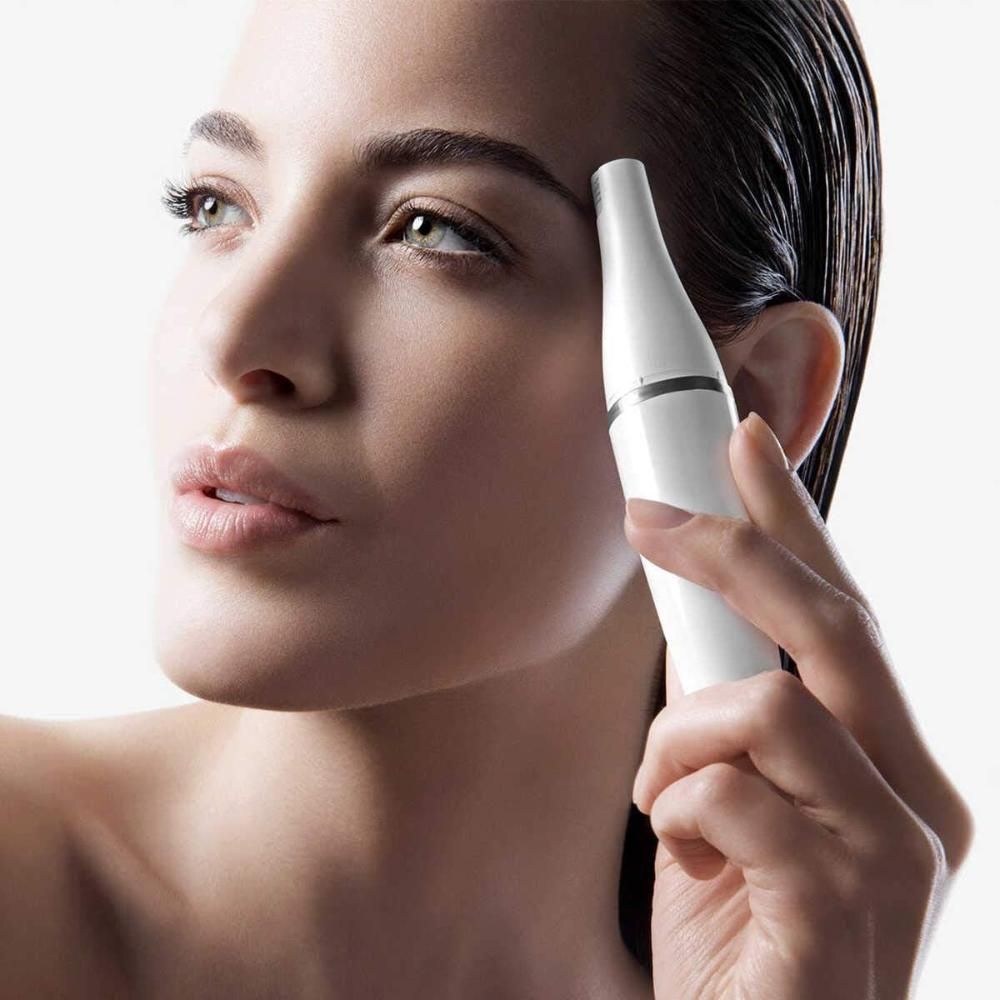 Braun Face 810 Facial Epilator And Cleaning Brush System, White