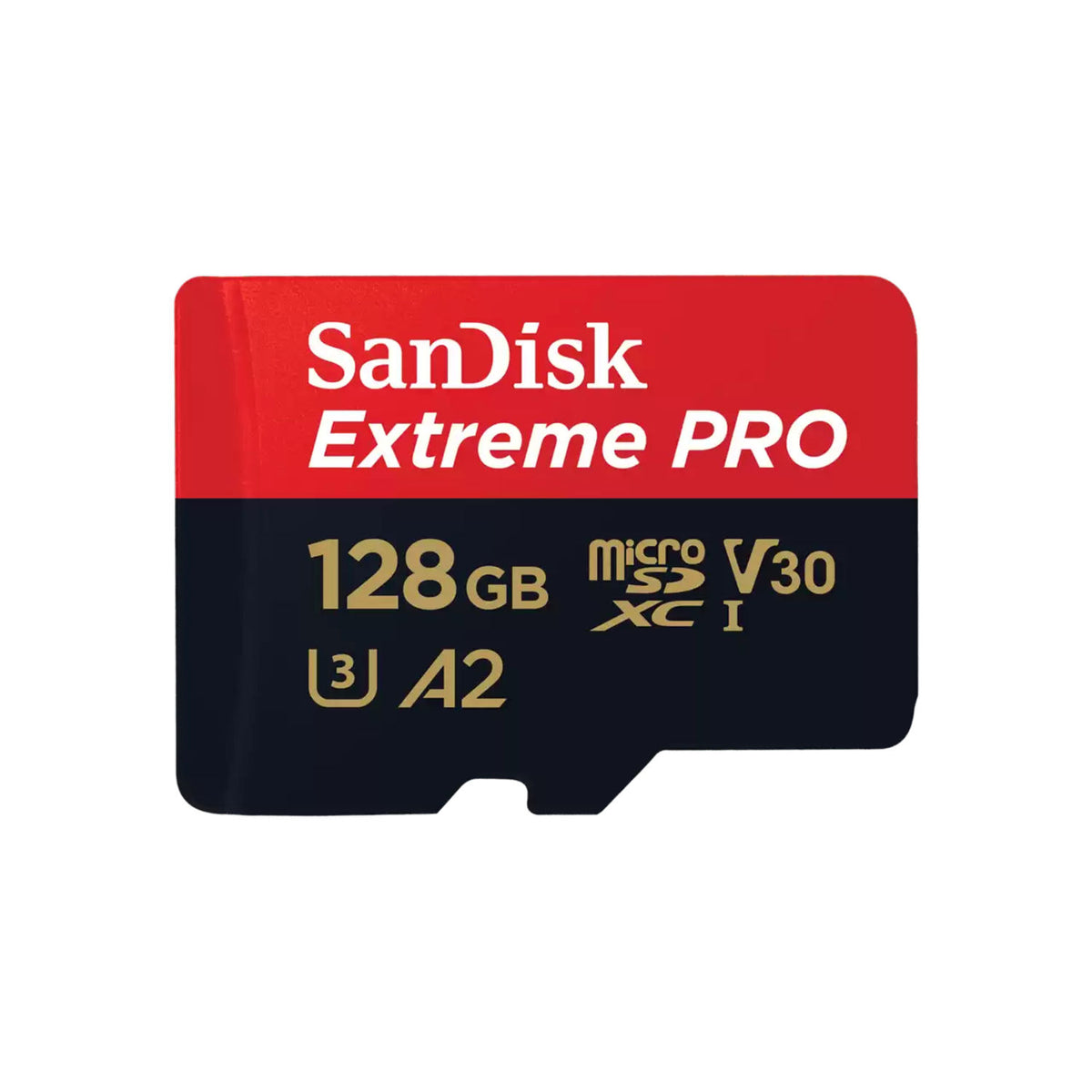 SanDisk Extreme PRO 128GB microSDXC UHS-I Card with Adapter, Up to 200MB/s, V30, U3, A2, SDSQXCD GN6MA