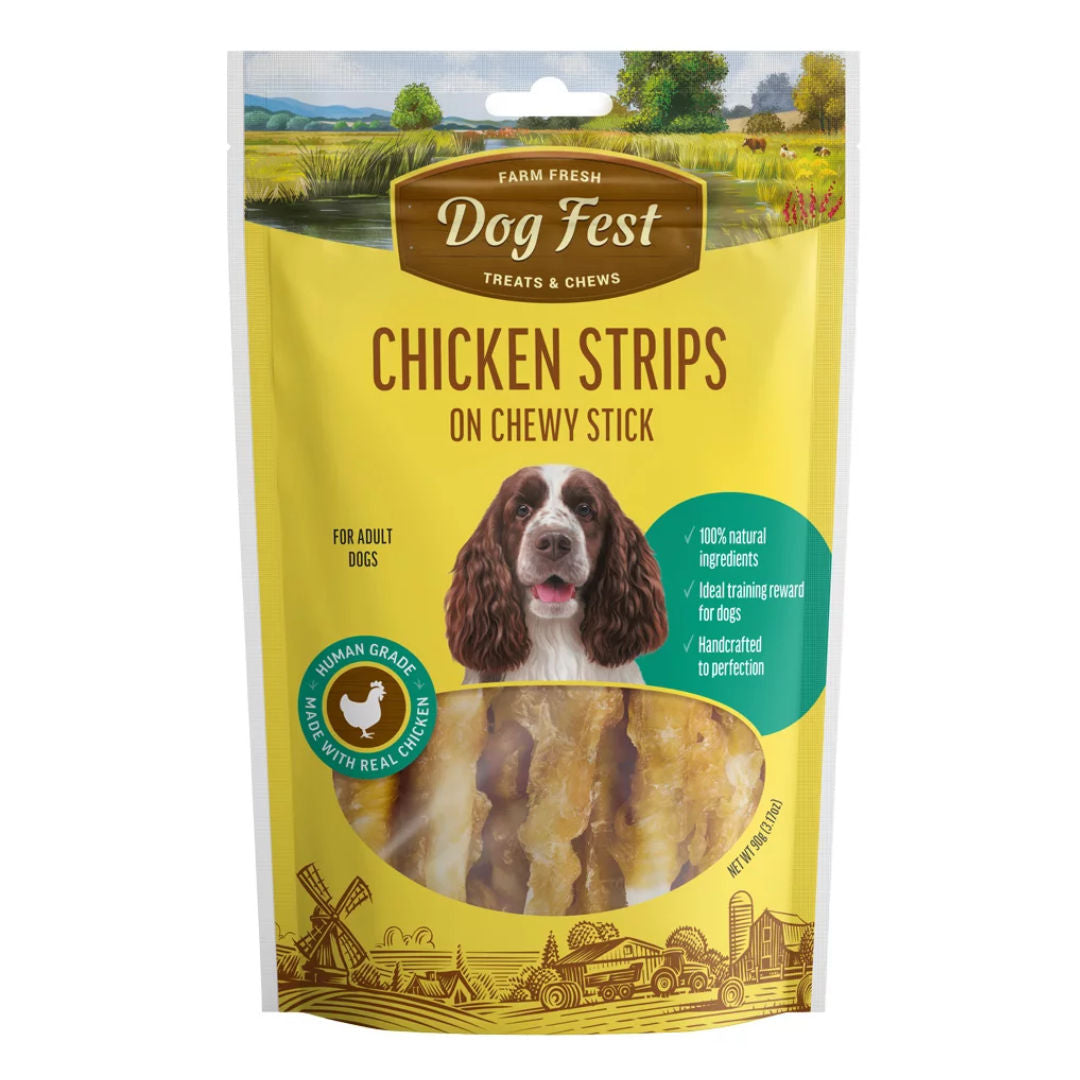 Dog Fest On Chewy Stick For Adult Dogs, 90gm