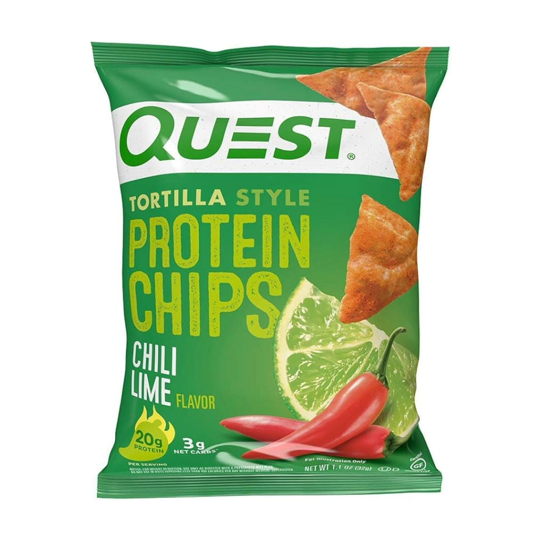 Quest Tortilla Style Protein Chips, 32gm, High Protein, Low Net Carb Snack