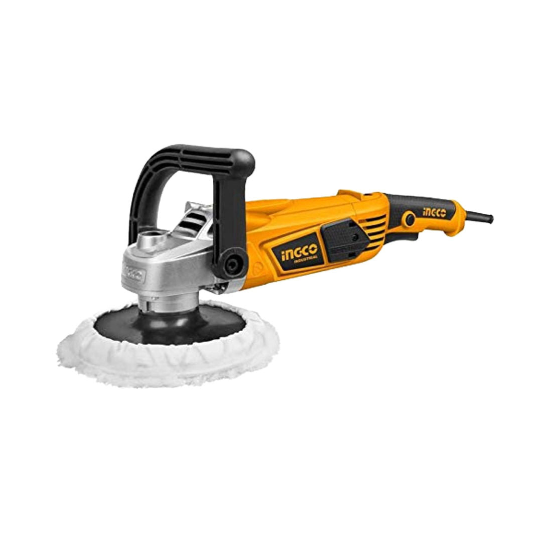 INGCO Polisher, 1400W, 180mm Pad, 220–240V, 1500–4500 rpm