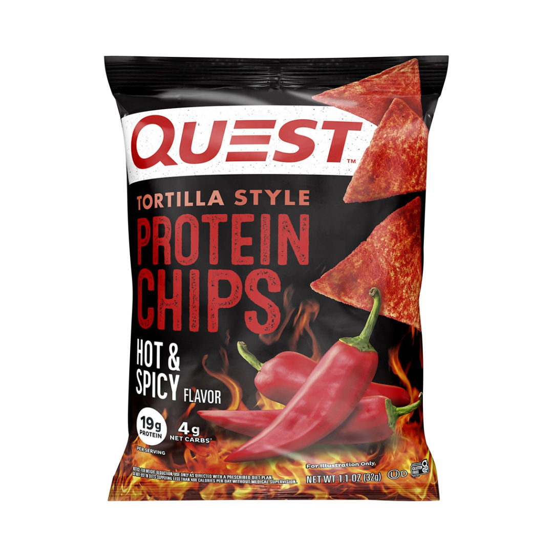 Quest Tortilla Style Protein Chips, 32gm, High Protein, Low Net Carb Snack