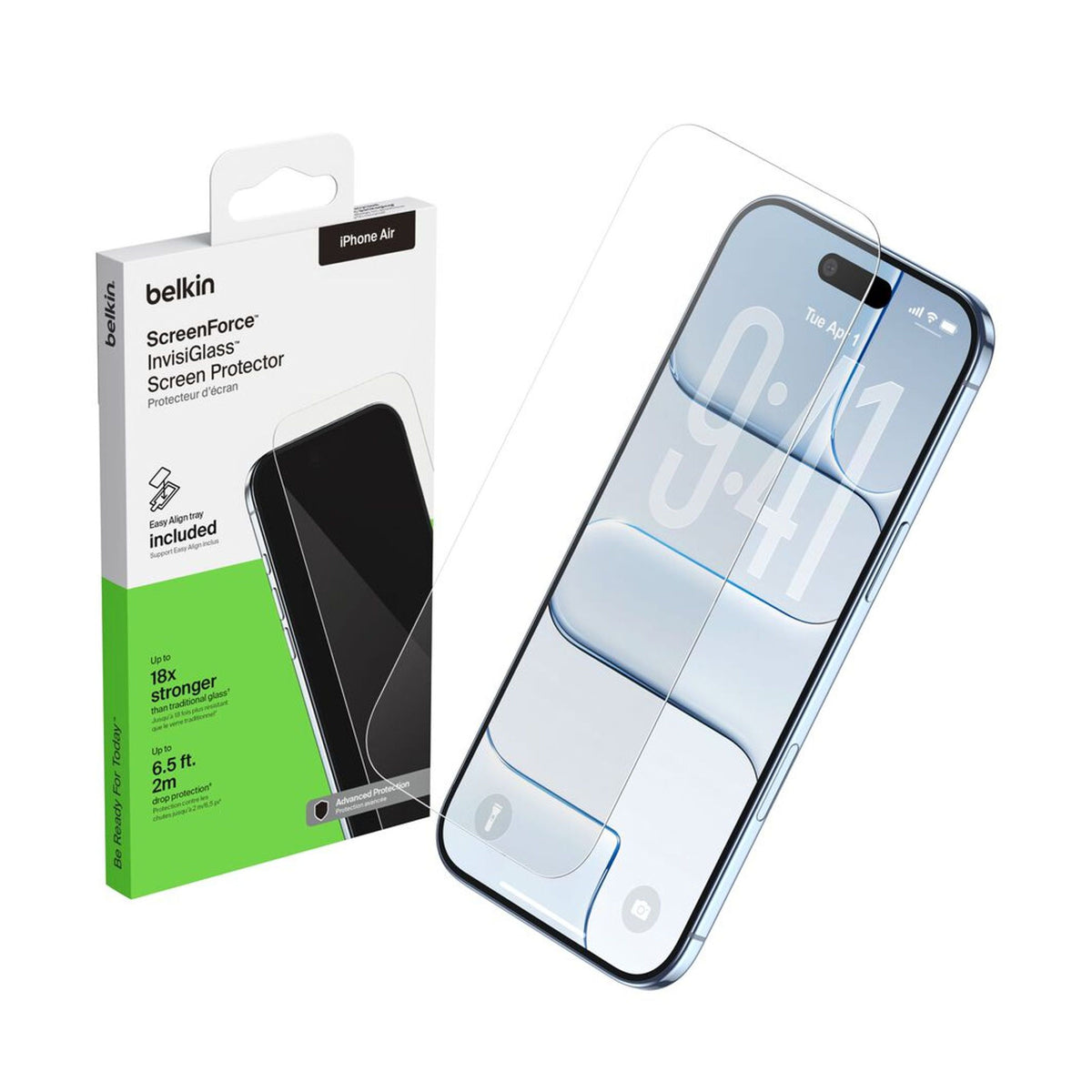 Belkin InvisiGlass Screen Protector for iPhone 17 Series