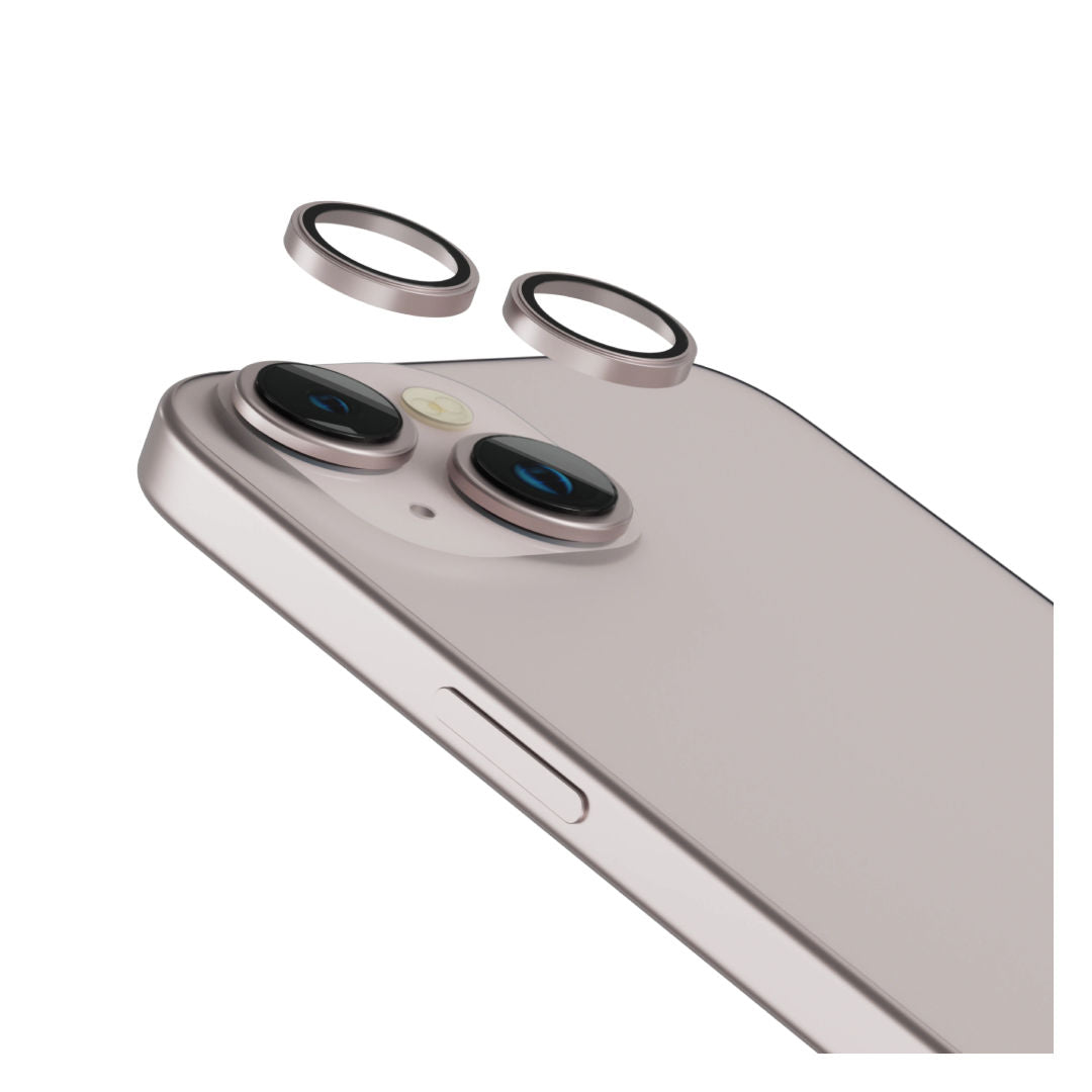 Levelo Lucent Duo 9H Hardness Camera Lens Protector For iPhone 15 & 15 Plus, 2 Piece