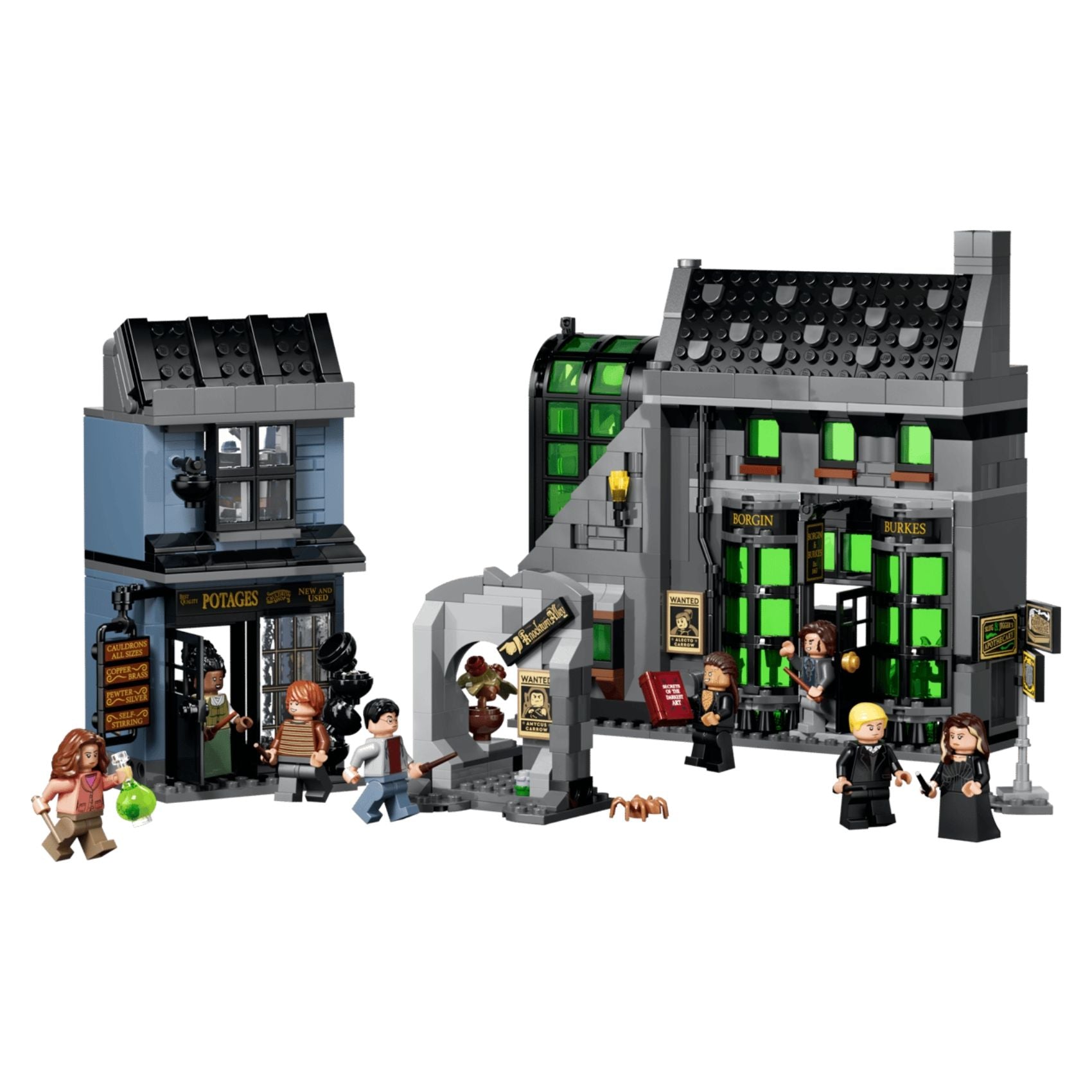 LEGO Harry Potter 76471 Knockturn Alley Wizarding Shops Building Toy Set, 788 Pieces for Girls and Boys Ages 8 Years and Above