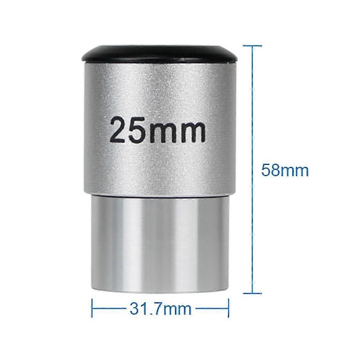 25mm Astronomy Telescope Eyepiece 1.25 Inch With M28.6x0.6mm Filter Threads Astronomy Telescope Acc