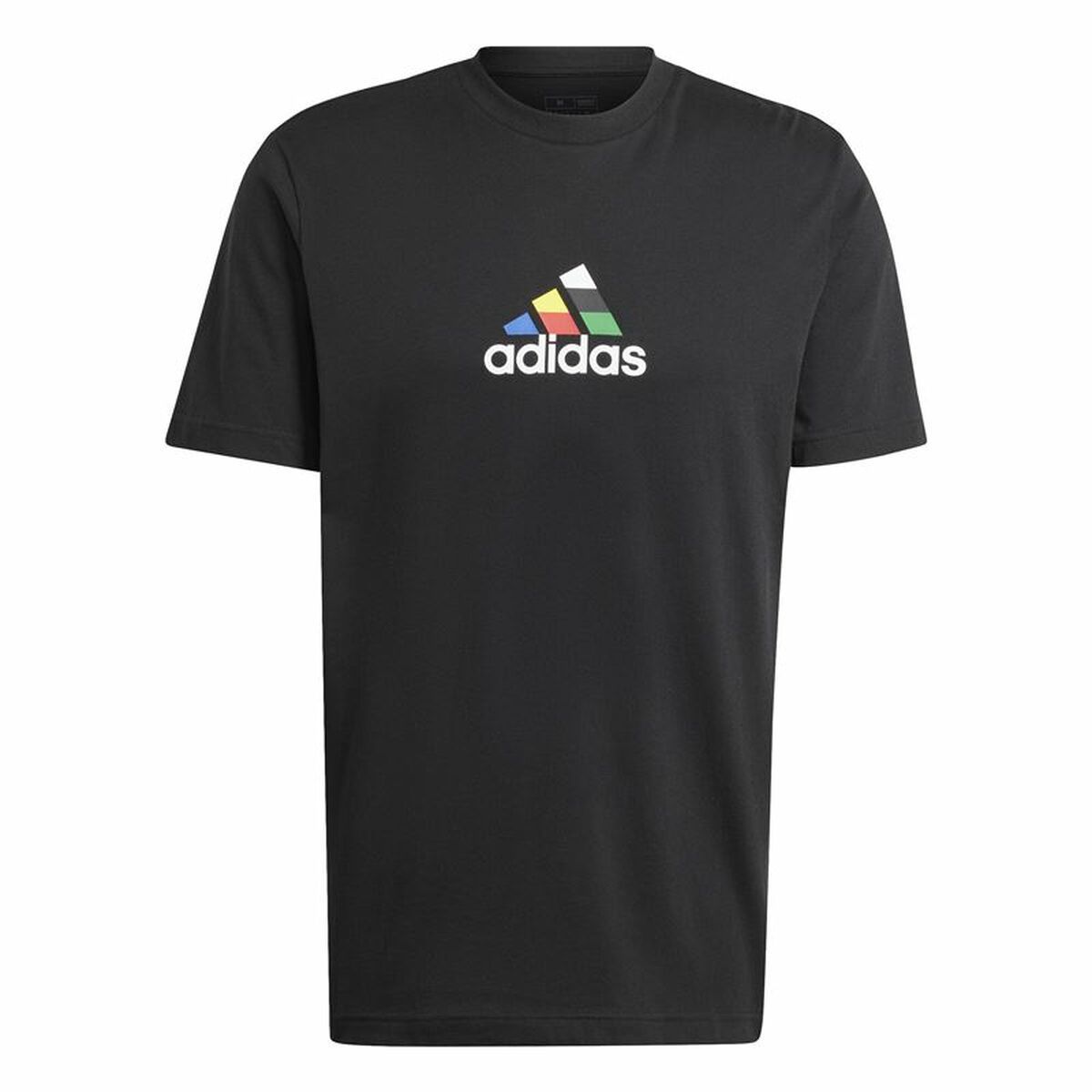 Men’s Short Sleeve T-Shirt Adidas House Of Tiro Nations Graphic Black