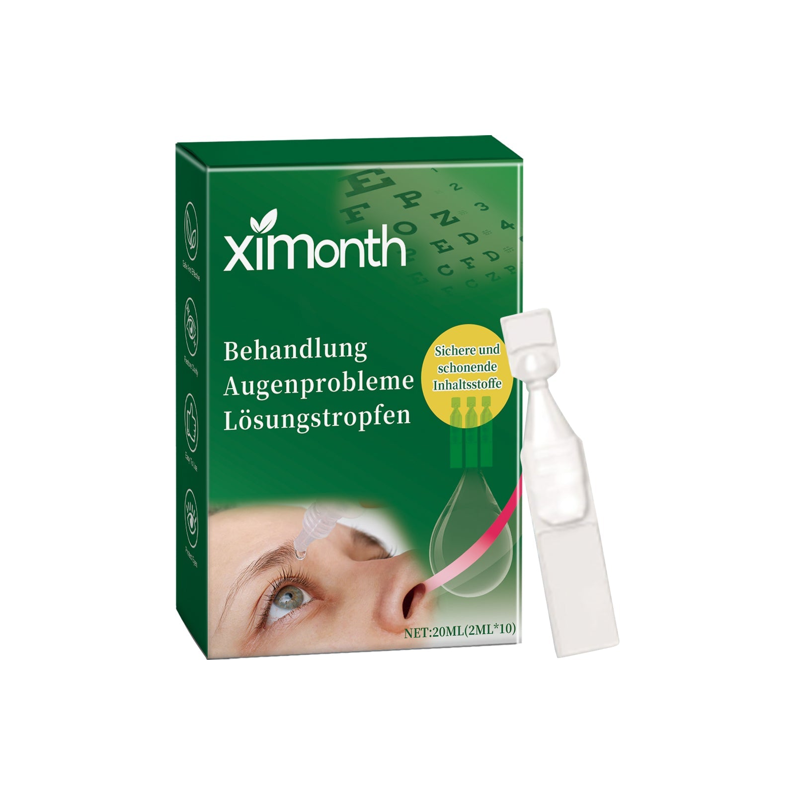 Care Eye Drops, Moisturizing Eye Care for Dry Eyes, Eye Strain Relief ,20ml