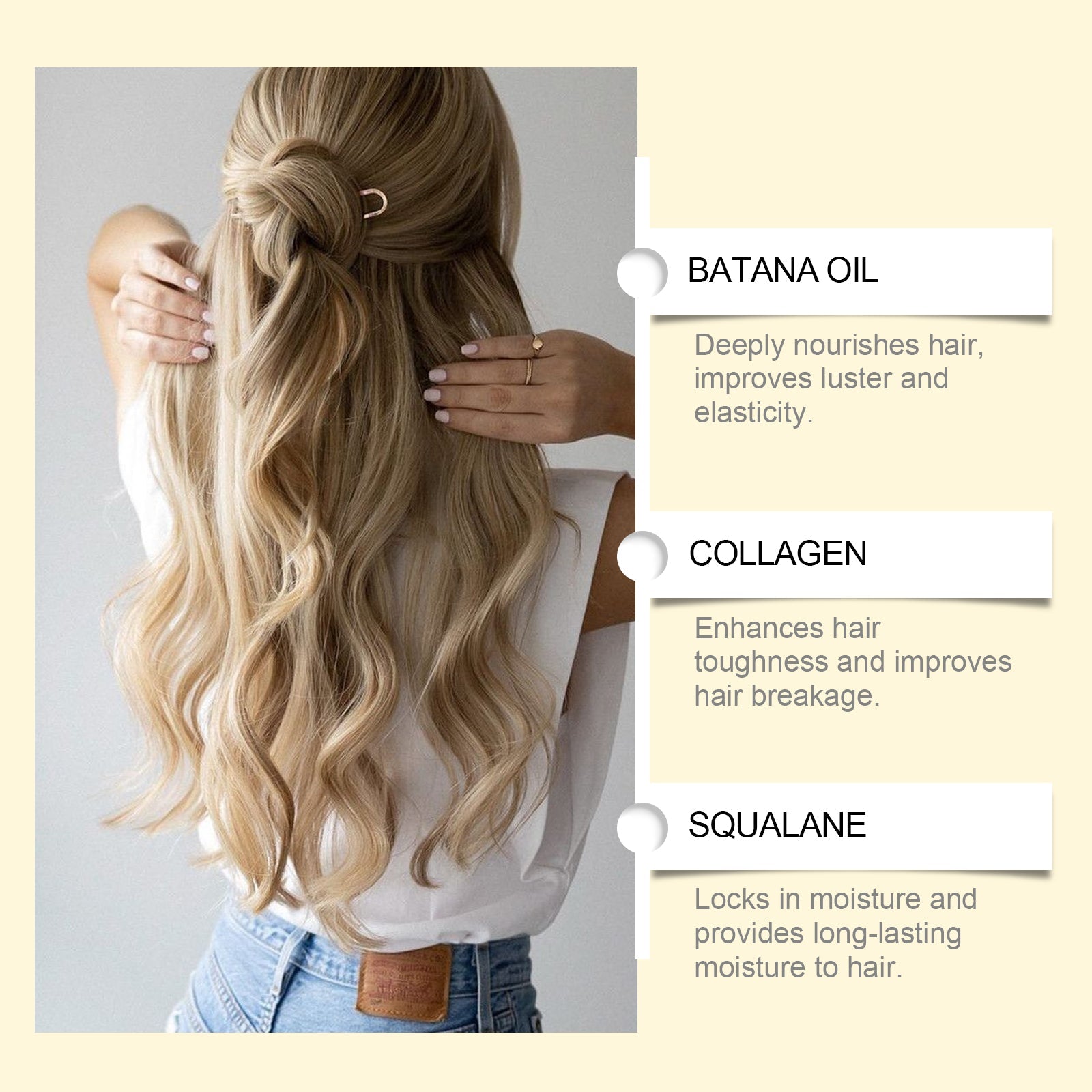 Batana Hair Care Oil, Moisturizes, Strengthens, Fluffs, Smoothes, Natural Hair Care Solution ,120g