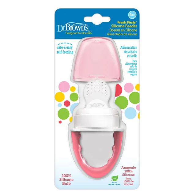 Dr. Browns - Fresh Firsts Silicone Feeder - Pink