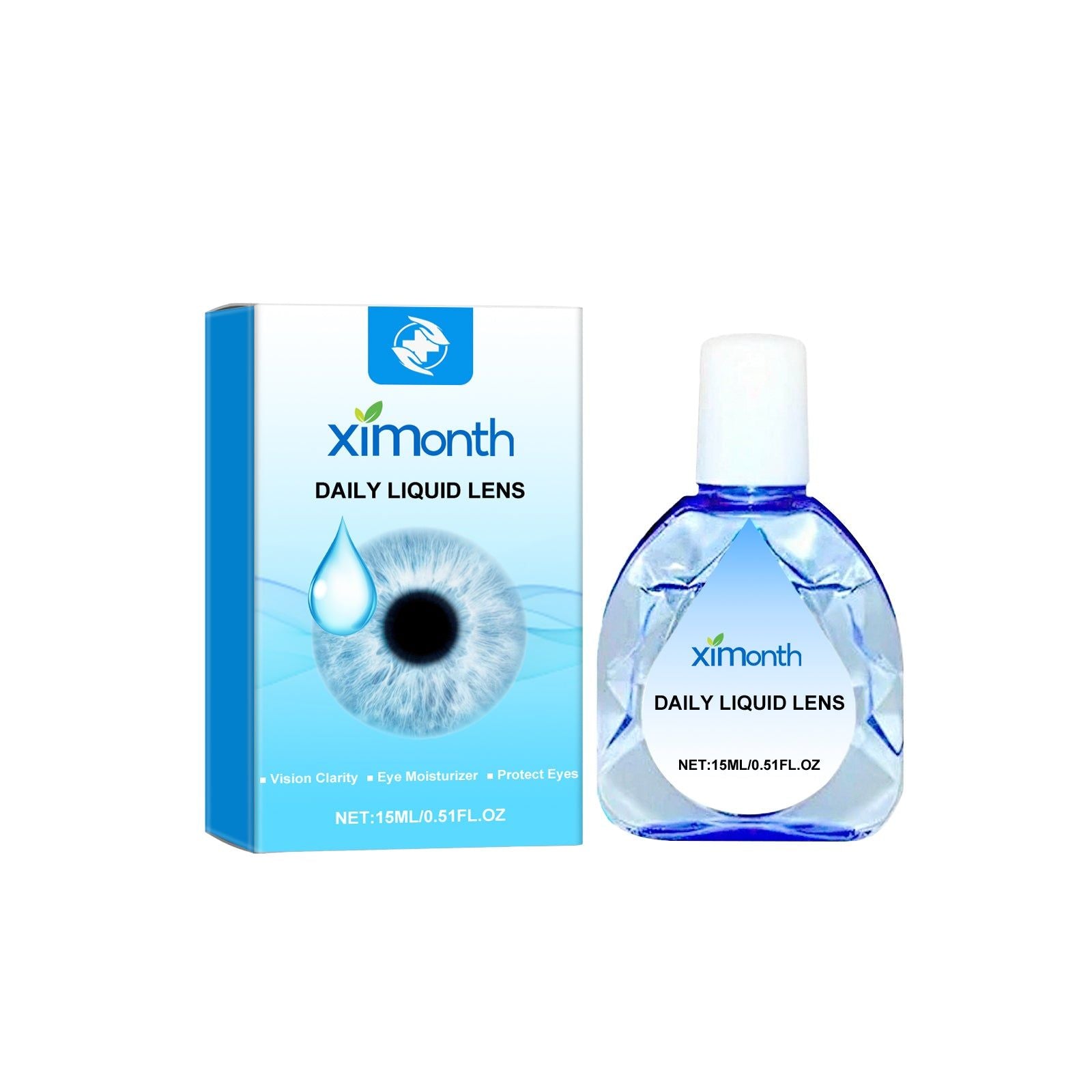 Daily Eye Drops, Relieve Fatigue, Moisturize, Clear Vision, Eye Care Solution ,10ml/box