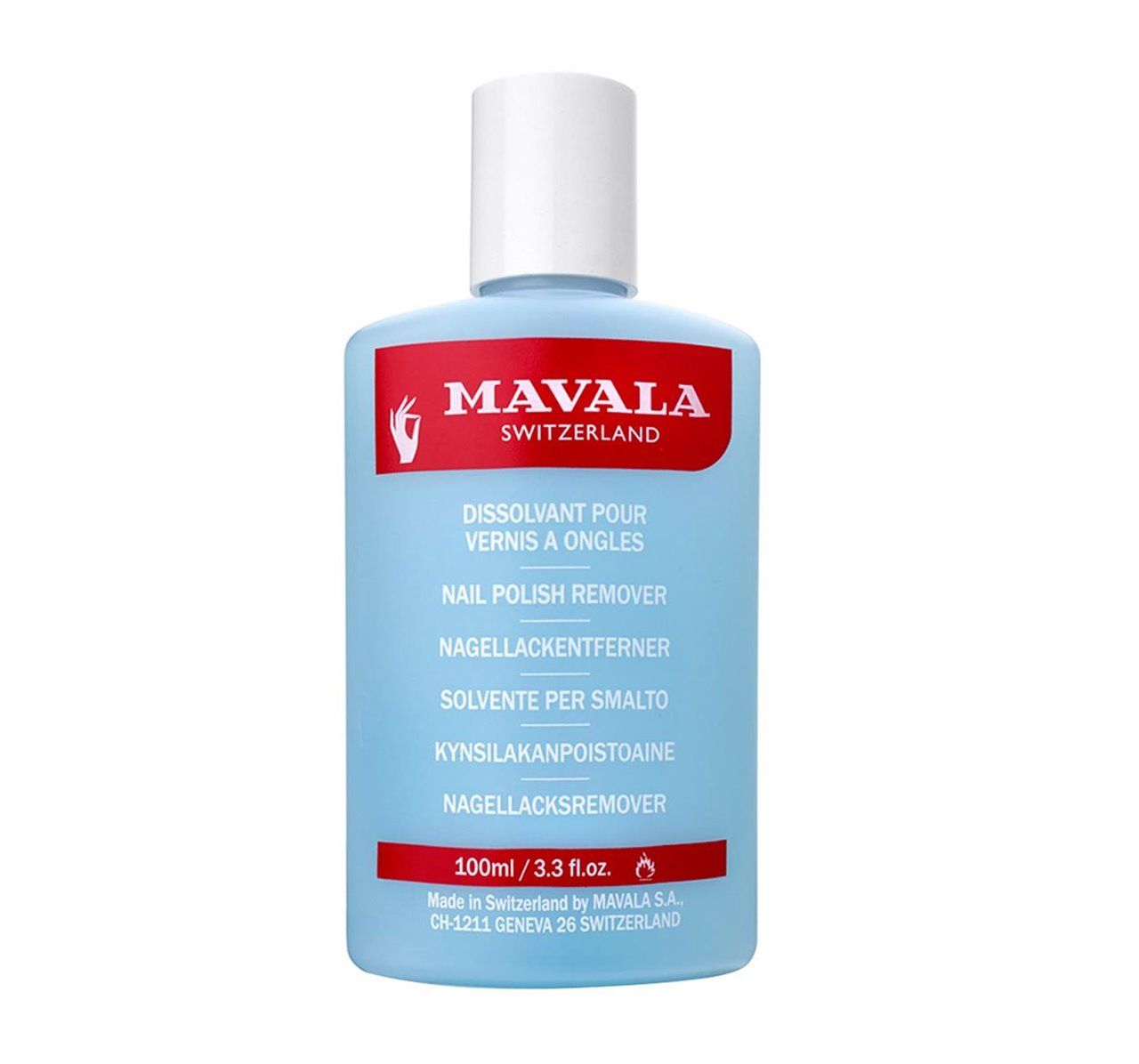 Mavala Nail Polish Remover Blue, 100ml