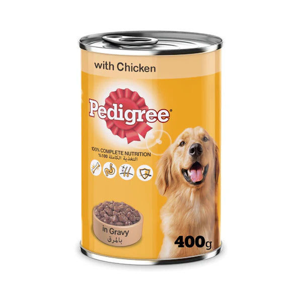 Pedigree Chicken Chunks in Gravy Wet Dog Food - 400G (Sale)