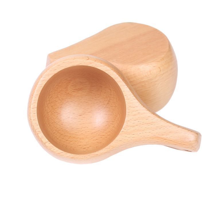 Novelty Wooden Camp Mug Wood Tableware Coffee Tea Mug Drinking Cup