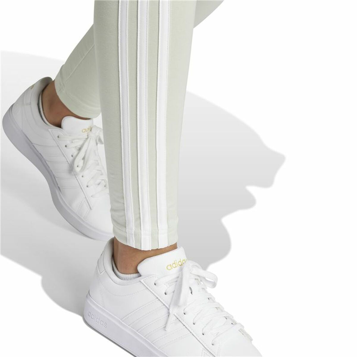 Sport leggings for Women Adidas Essentials 3-Stripes Green