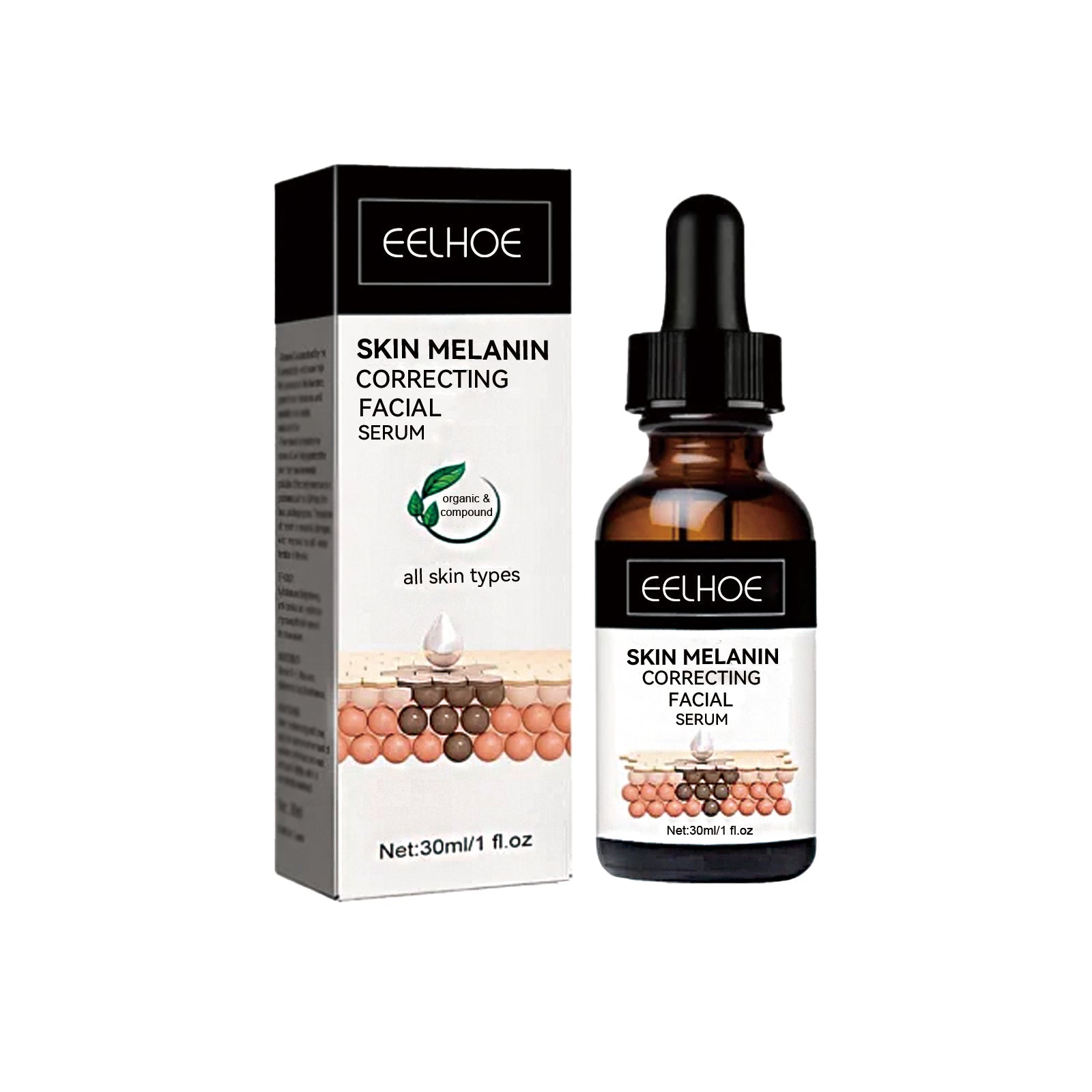 Brightening Face Essence, Hydrates, Rejuvenates, Reduces Dark Spots, Anti-Aging ,30ml