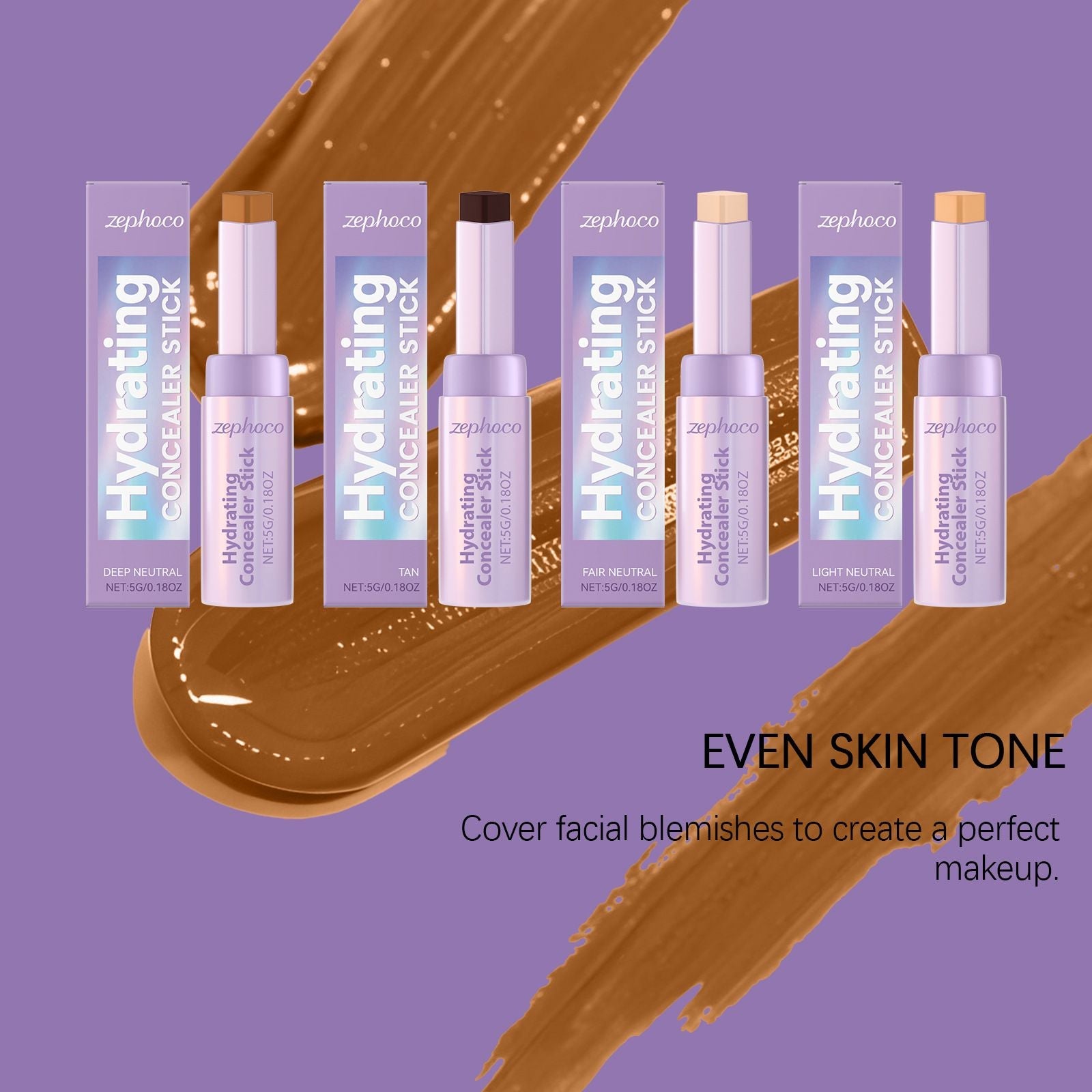 5g Contour Concealer Stick with Sculpting and Face Coverage