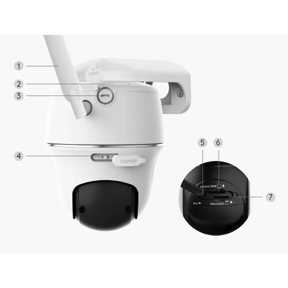Reolink P320 5MP PoE Security Camera-2K+, Person & Vehicle Detection, Weatherproof, PC510AB2K01