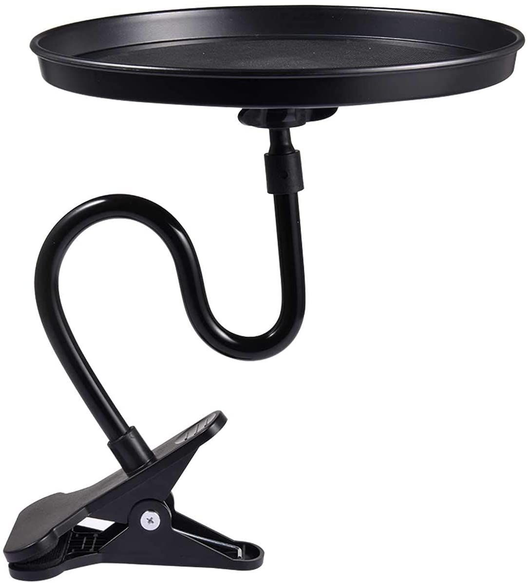 Car Seat Food Table Swivel Mount Holder Travel Drink Table Round Stand Food Tray