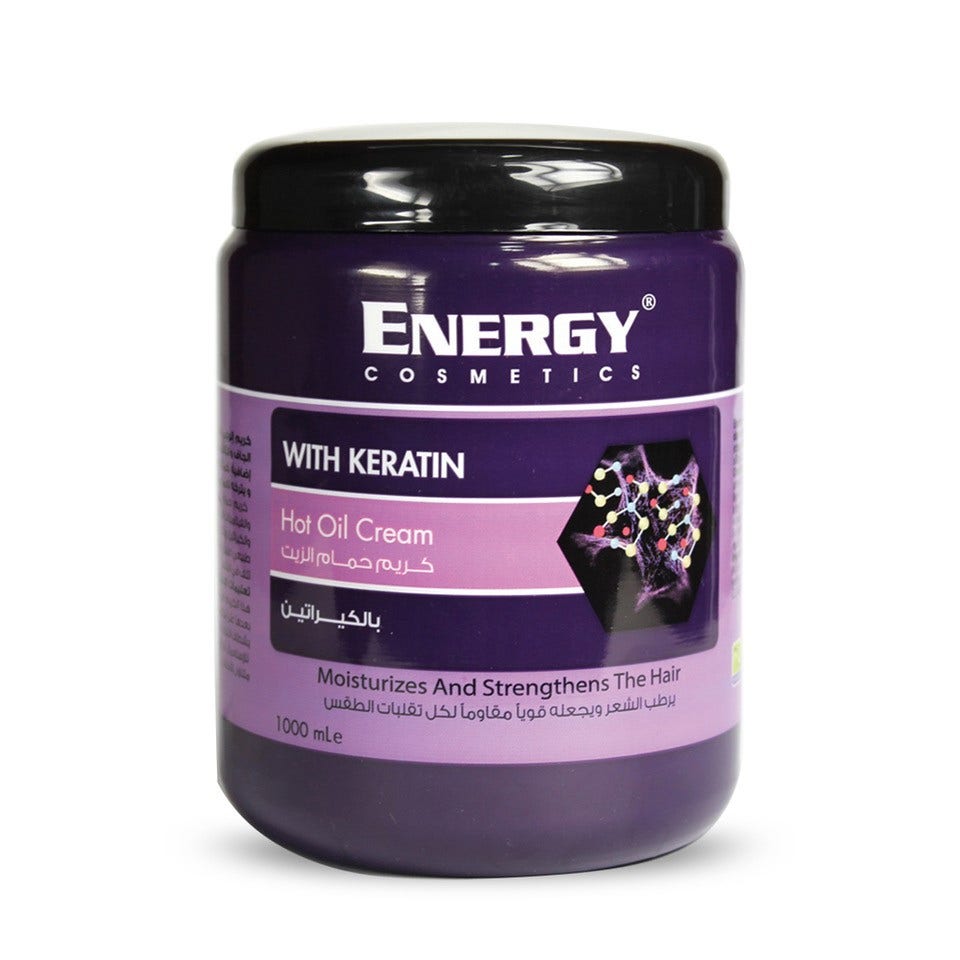 Energy Cosmetics Keratin Hot Oil Cream, 1000ml