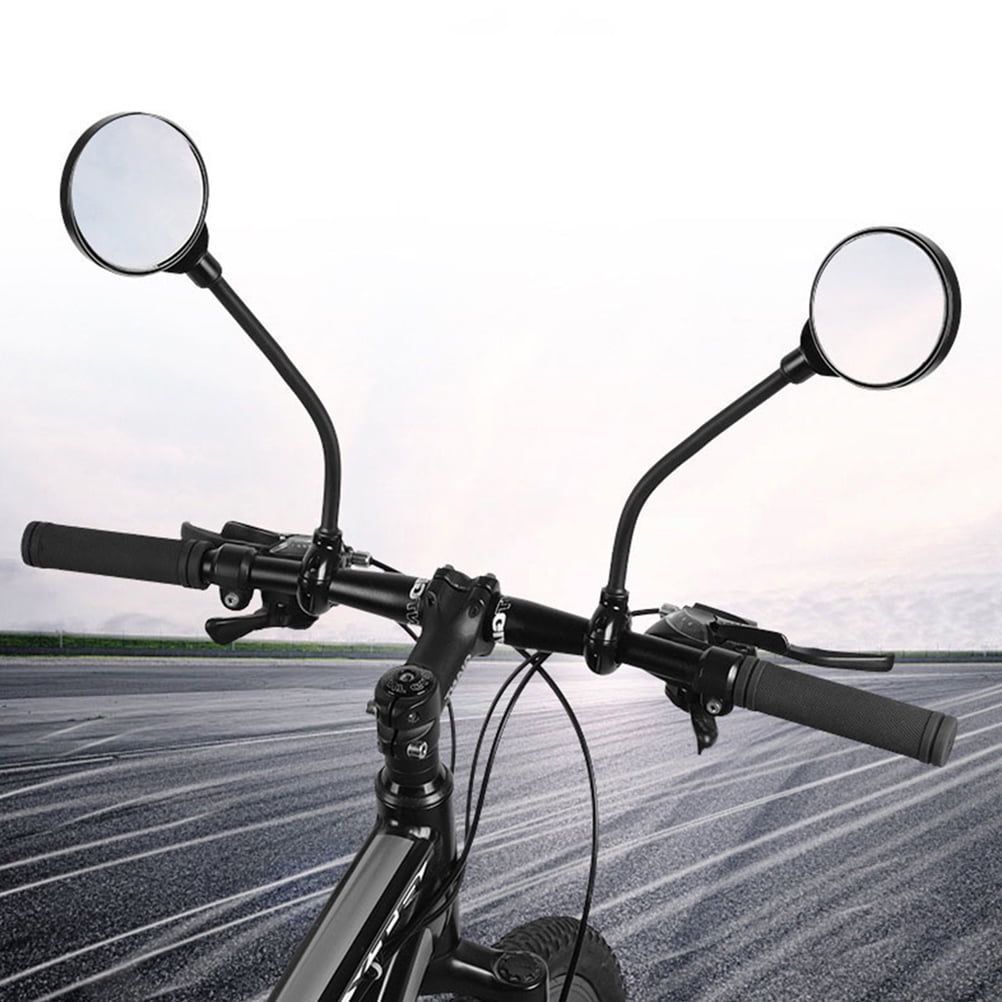 2pcs Adjustable Hose Mirror Reflector For Mountain Bike Electric Bicycle Accessories