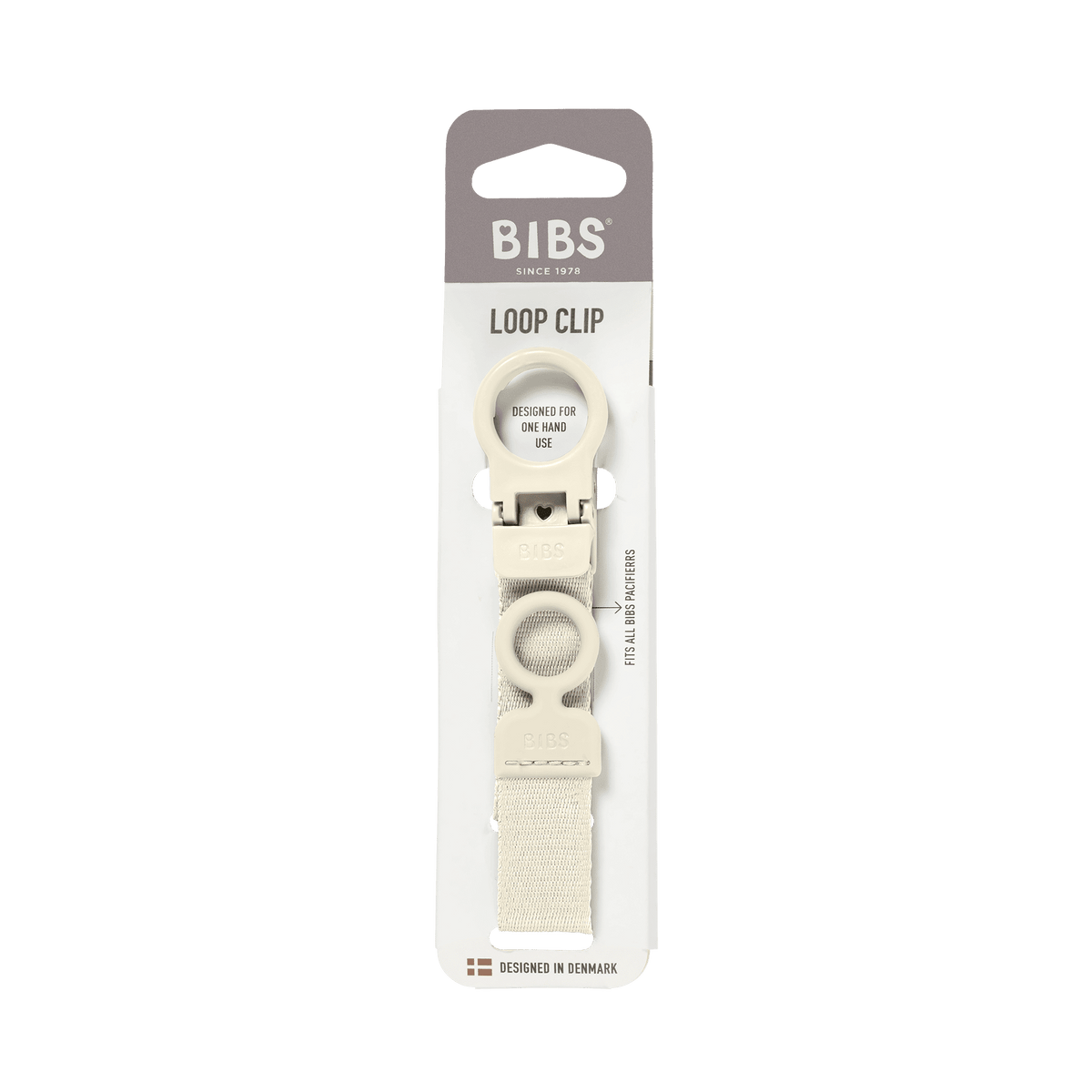 BIBS Loop Clip - Ivory