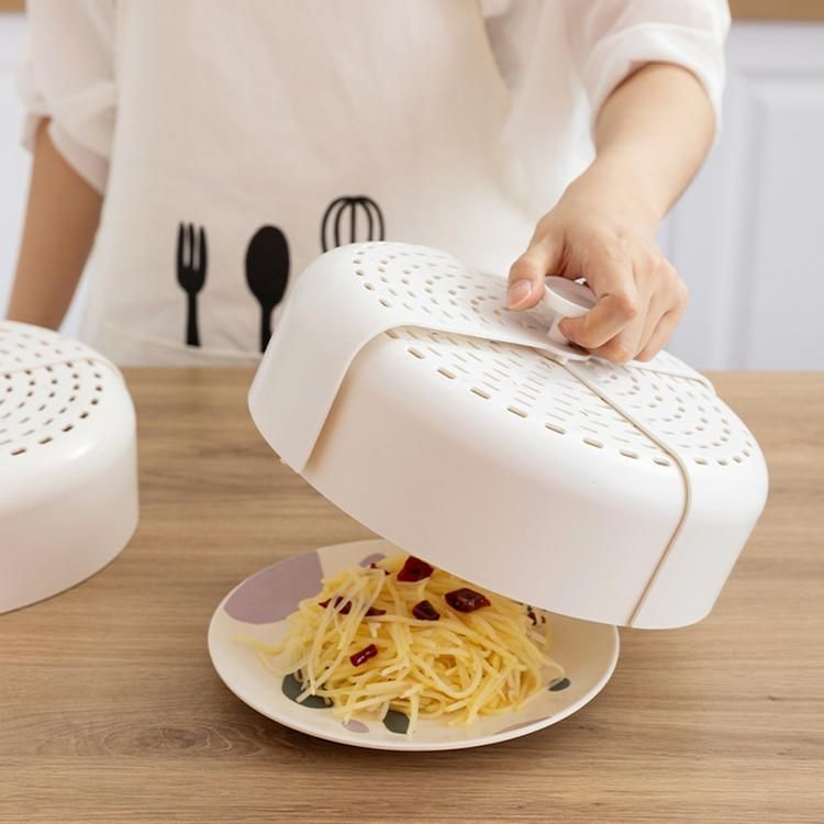 2 Pack Foldable Food Plate Cover Household Anti-fly Vegetable Cover Dish Cover Food Protector
