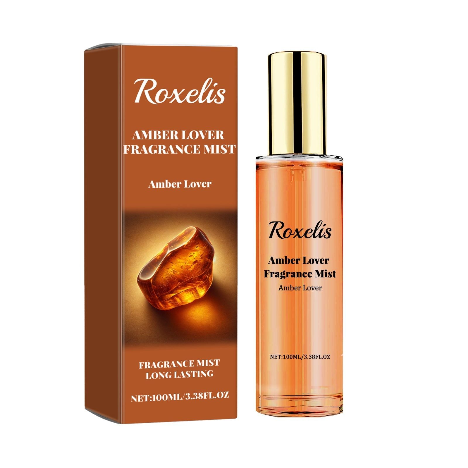 Amber Lover Fragrance Mist, Long Lasting Natural Scent, Romantic Date Essential ,100ml