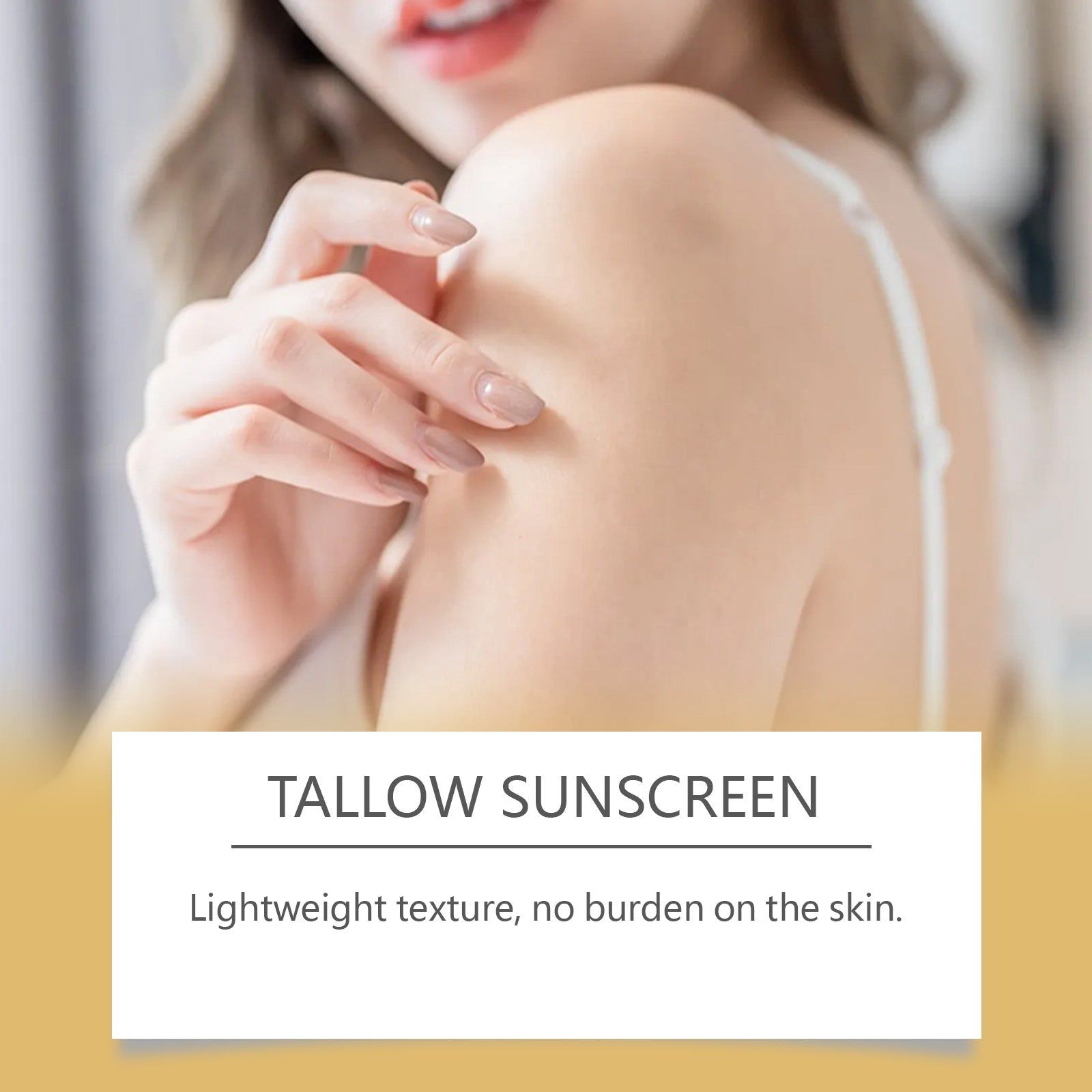 Beef Tallow Skin Protection Cream, UV Blocker, Outdoor Moisturizer, Natural Shield ,60g