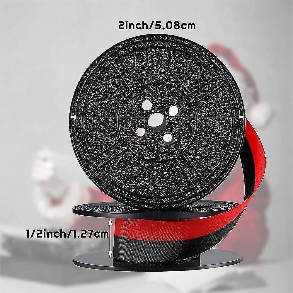 2 Pack Typewriter Ribbon Spool Red Black Replacement Ink Ribbon