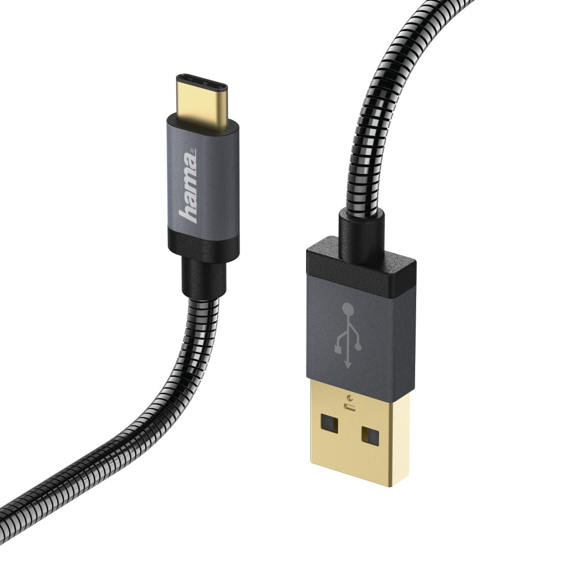HAMA 173636 CHARGING/SYNC CABLE, USB TYPE-C, 1.5 M, METAL