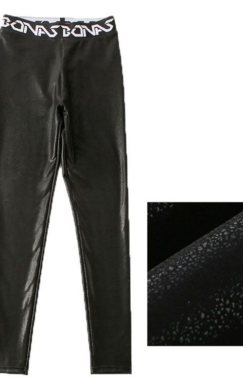 Leather Pants High Waist Leather Skinny Pants Women Thin Stretch Leggings