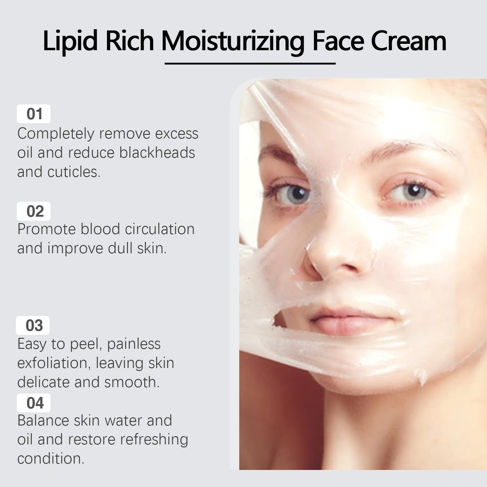 Collagen Tear Mask for Brightening Skin, Hydrating, Exfoliating, Tightening ,100g
