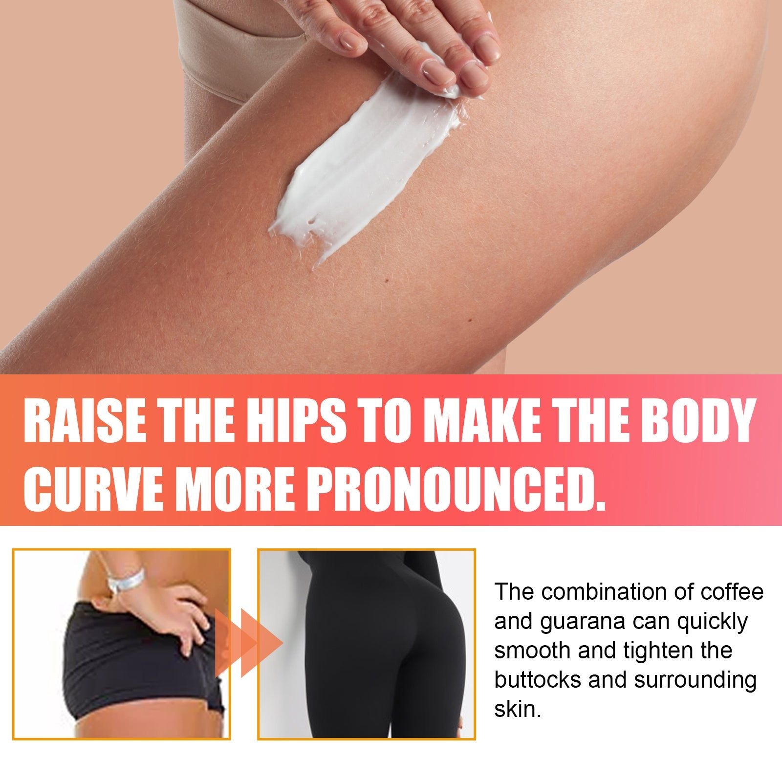 Butt Bum Cream, Tighten and Firm Your Buttocks, Moisturize and Smooth Skin ,150g