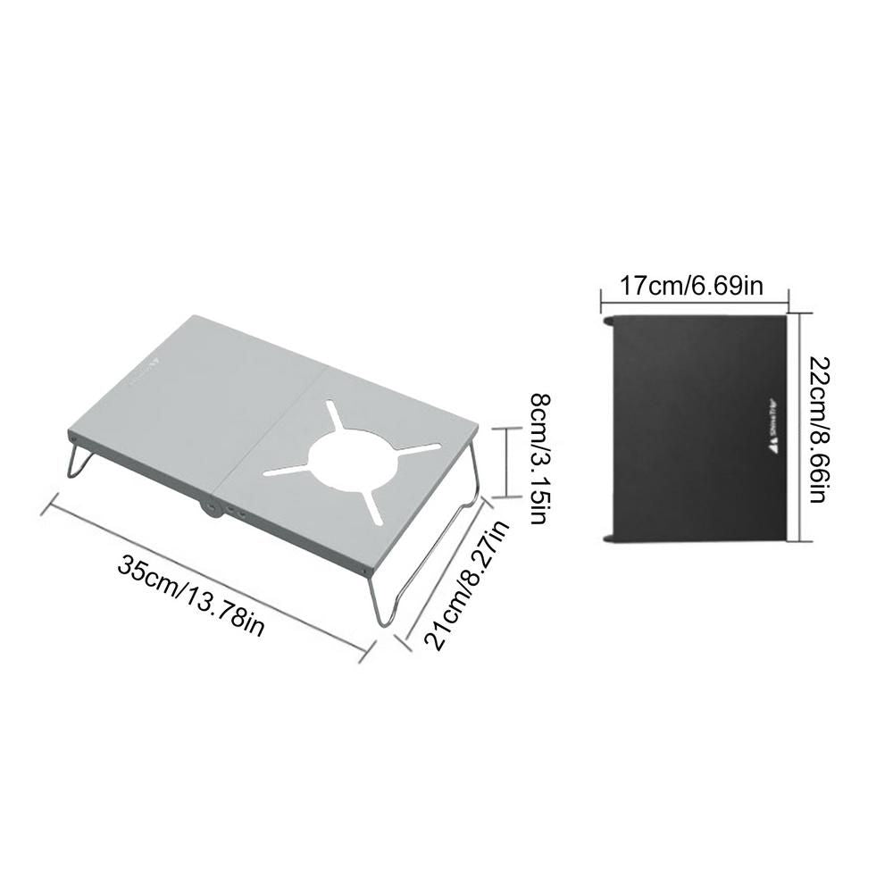 Folding Camping Table Portable Gas Stove Stand Outdoor Mini Picnic Desk For Fishing Hiking