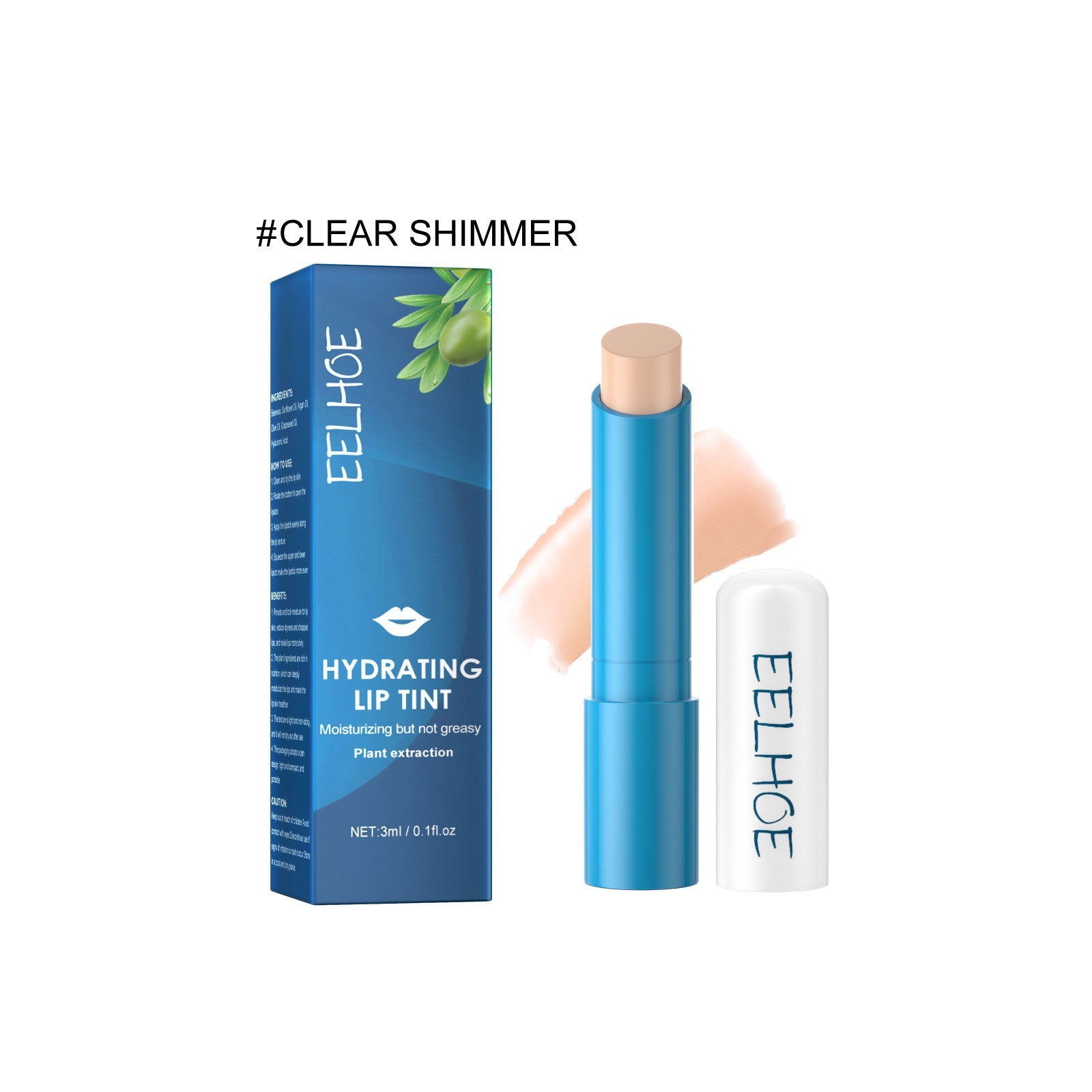 Deep Hydrating Lip Gloss, Long-Lasting Moisturizer, Chapped Lips Repair, Glossy Lips ,3ml