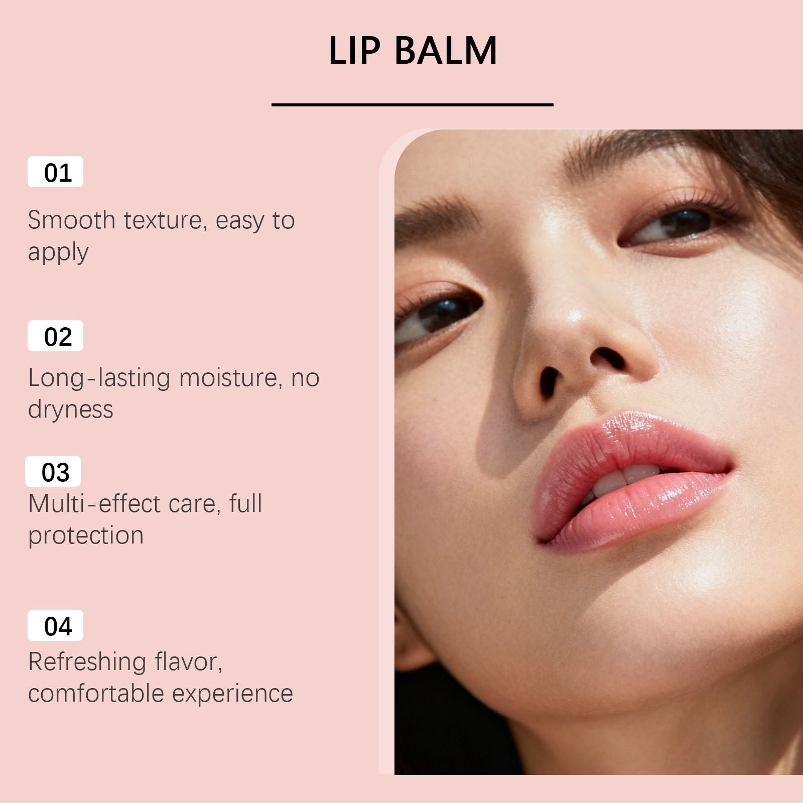 3g Lavender Lip Balm with Moisturizing and Smooth Care
