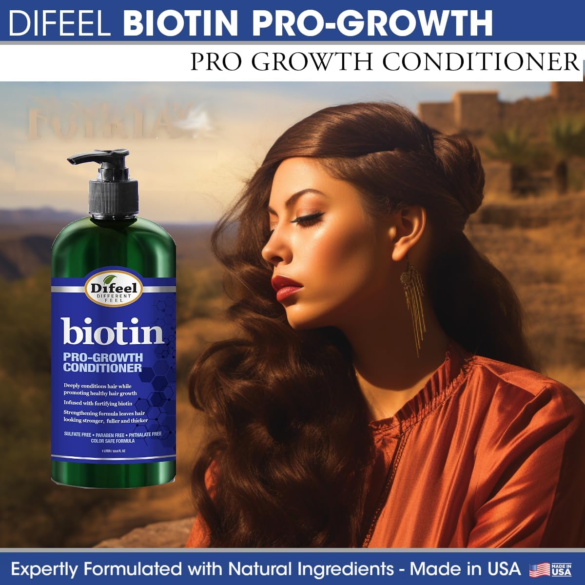 Difeel Biotin Pro-Growth Conditioner 354.9Ml