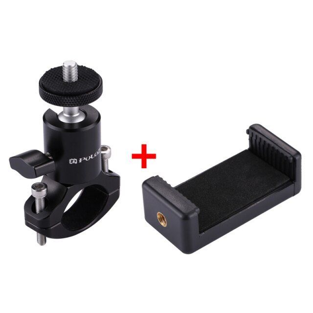Aluminum Bicycle Handlebar Tripod Ball Head Adapter Mounting for GoPro Hero 10 B