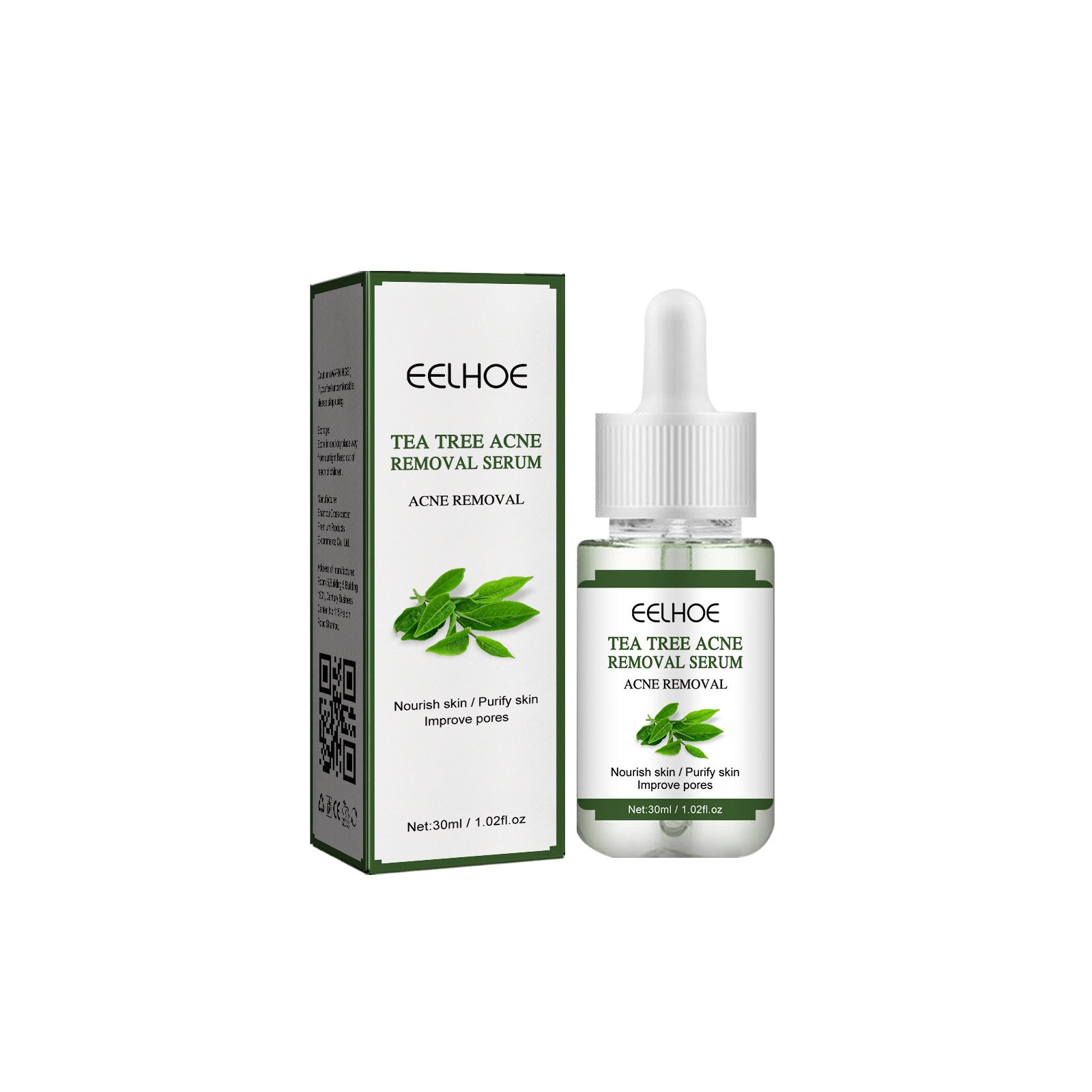Clear Acne and Nourish Skin with Tea Tree Acne Repair Essence, Oil Control, Skin Healing ,30ml