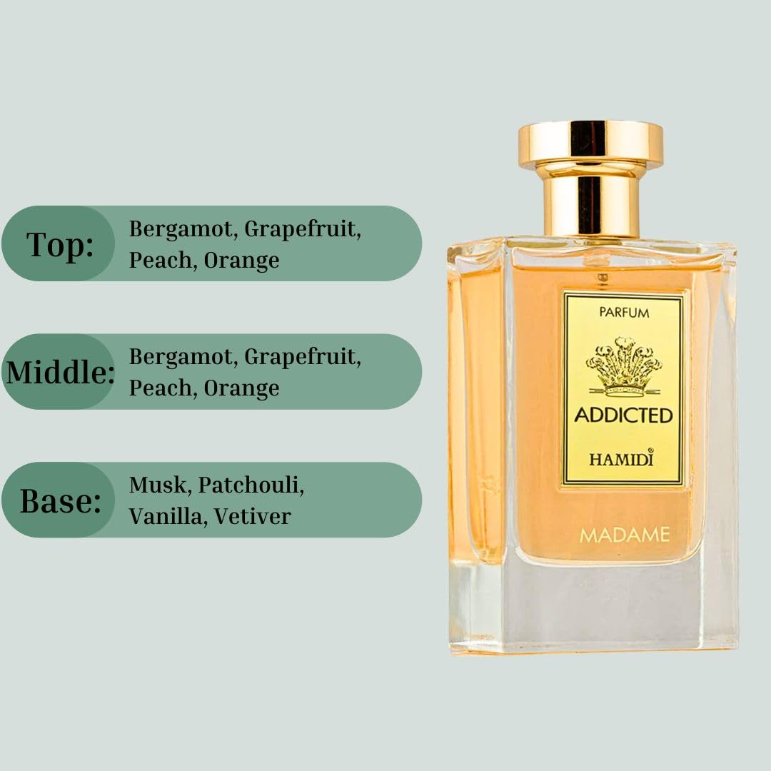Hamidi Addicted Madame Parfum For Women, 120ml