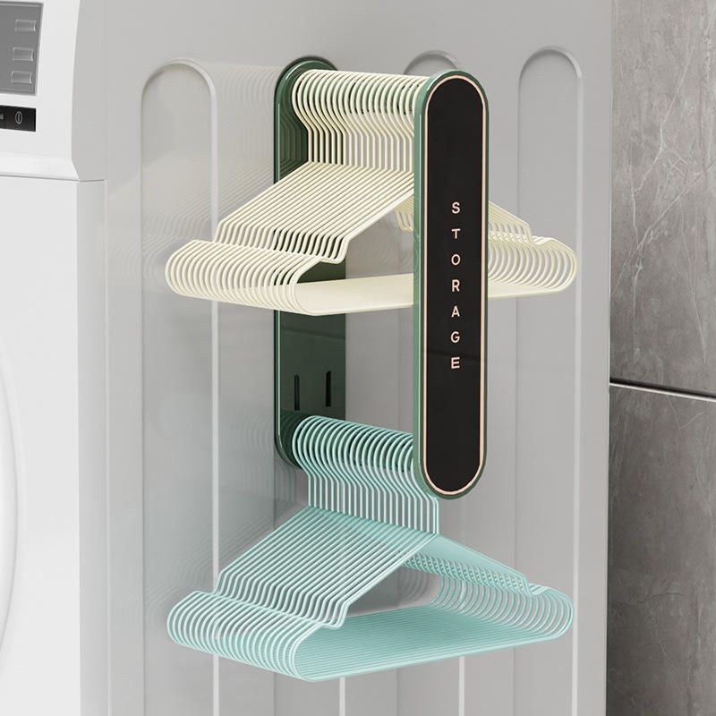 2 Pack Closet Organizers Clothes Hanger Storage Rack Retractable Balcony Organizer
