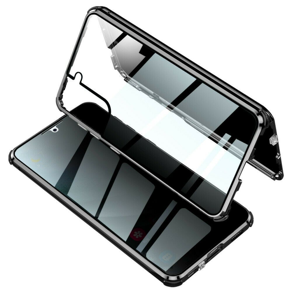 Anti Peep Phone Case Shockproof Magnetic Cover For Samsung Galaxy S22 Ultra