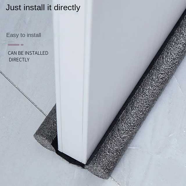 Flexible Door Bottom Sealing Strip Stopper - Weatherproof Door Seal for Noise, Draft &amp; Dust Prevention