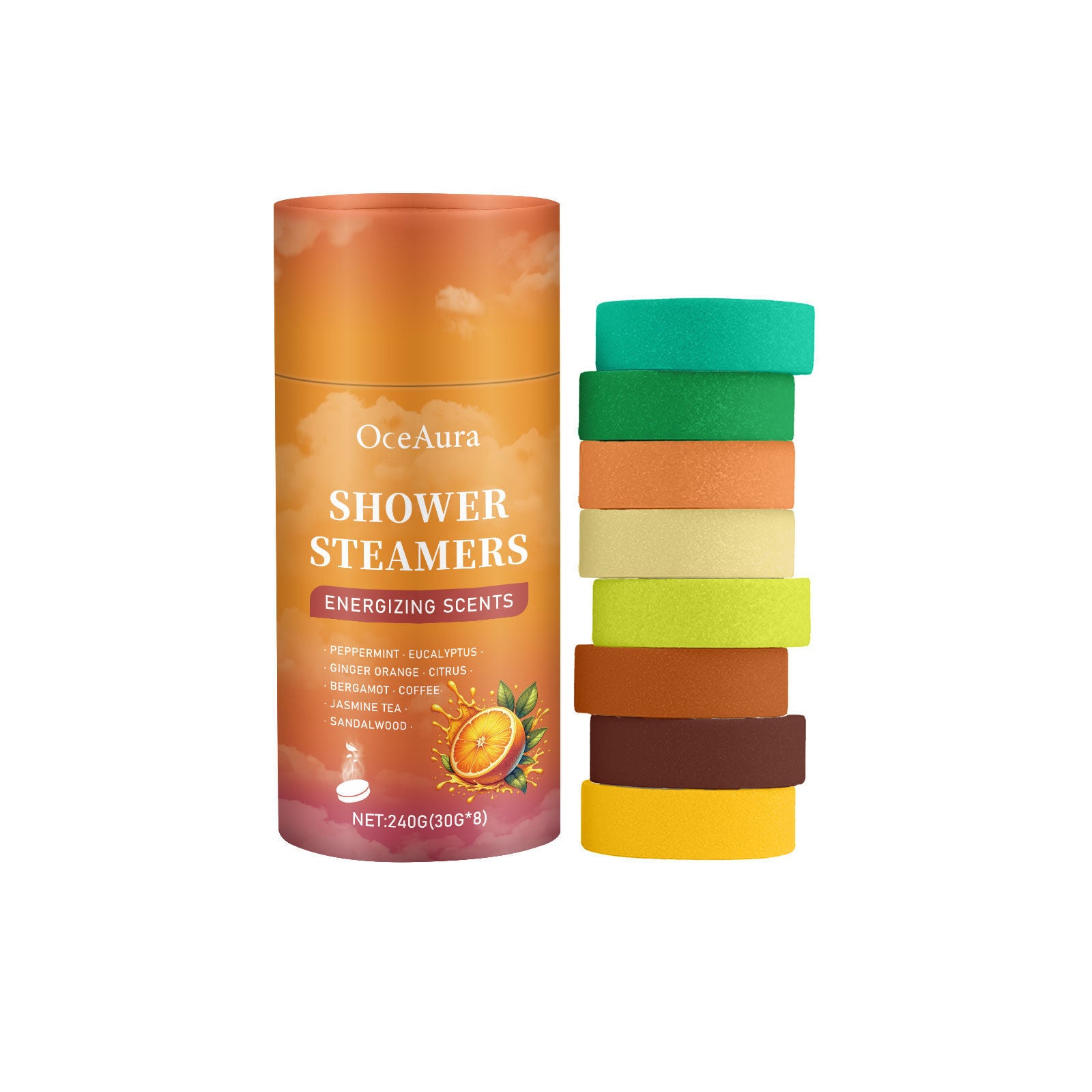 Aromatherapy Shower Tablet, Body Cleansing, Relaxing Fragrance, Spa Experience ,1 set